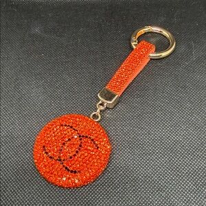 ✅ PRICE  IS FIRM ✅ Sparkling Fashion Orange Key Holder